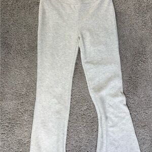 Kids Gray Flared Leggings